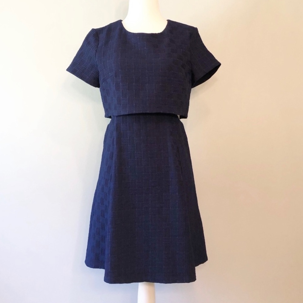 TopShop Cut Out Skater Minidress